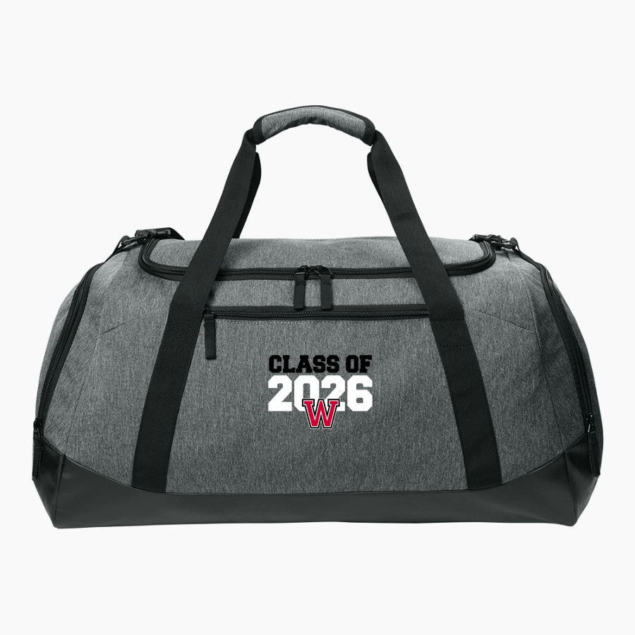 WILLISTON HIGH SCHOOL RED DEVILS Sport-Tek Large Rec Duffel