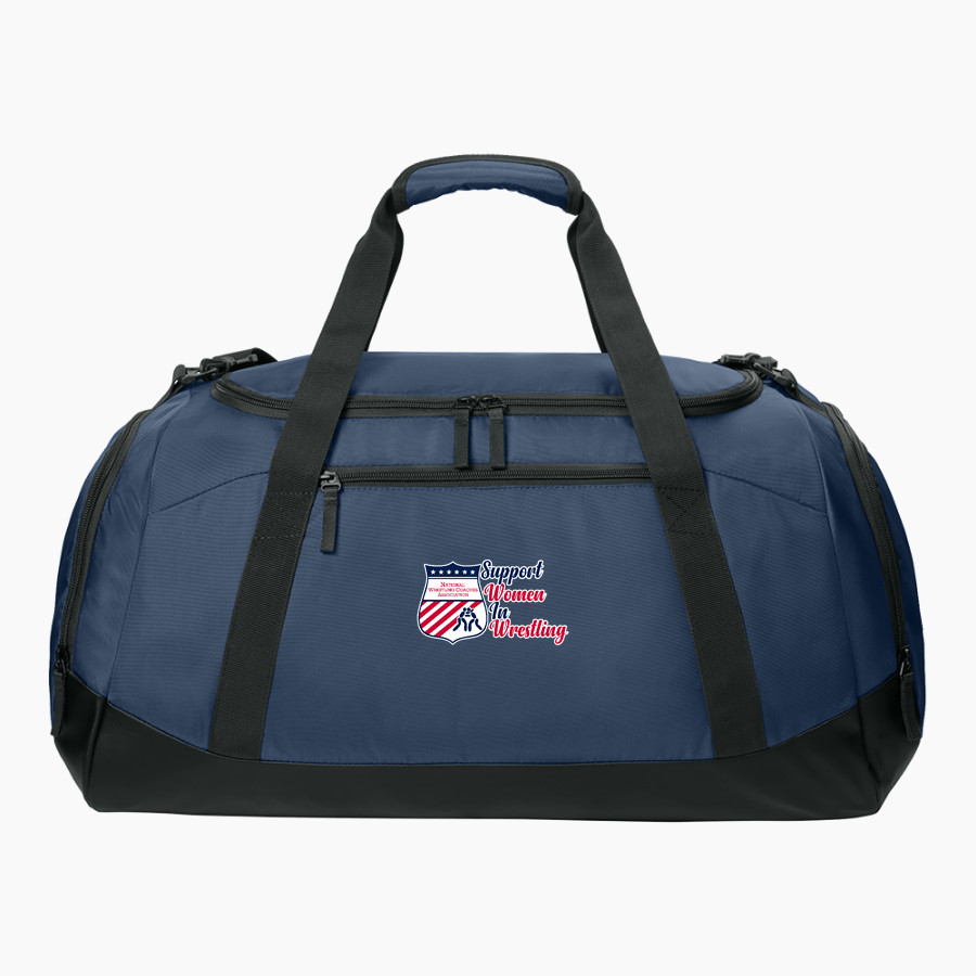 National Wrestling Coaches Association <span class="pdp-name-mascot">NWCA</span> Sport-Tek Large Rec Duffel