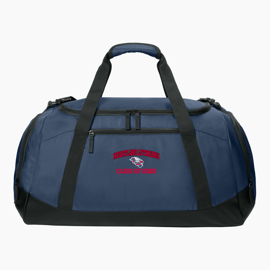 Heartland Lutheran Red Hornets Sport-Tek Large Rec Duffel