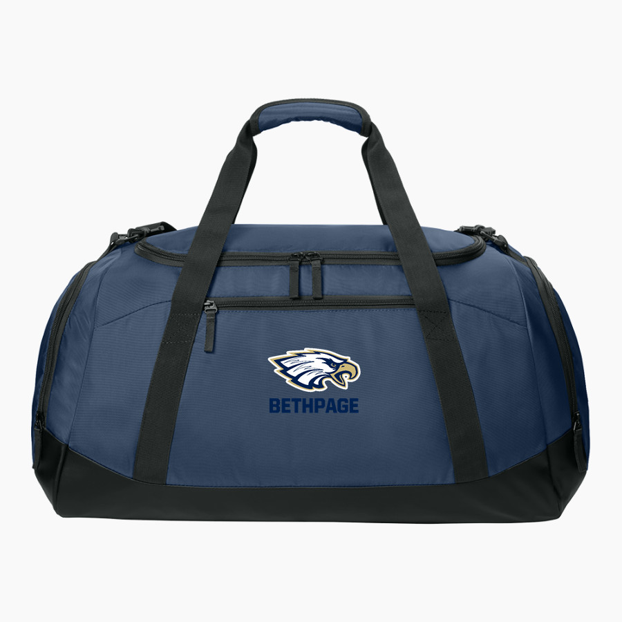 BETHPAGE HIGH SCHOOL GOLDEN EAGLES Sport-Tek Large Rec Duffel