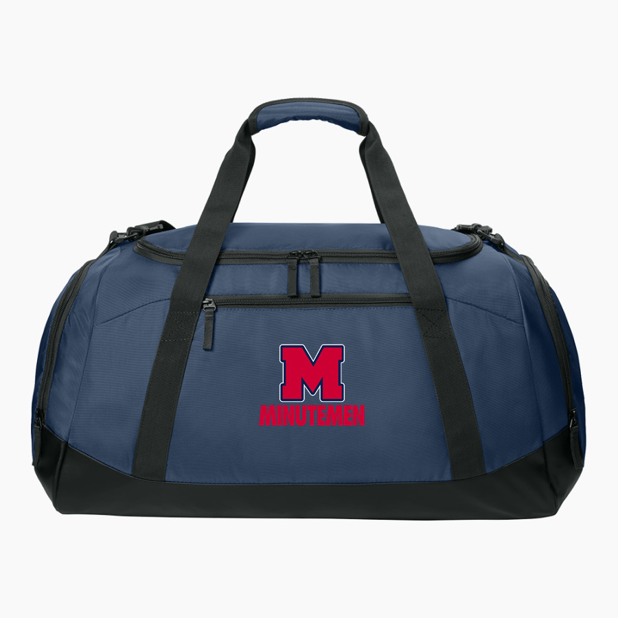 MENDHAM HIGH SCHOOL MINUTEMEN Sport-Tek Large Rec Duffel