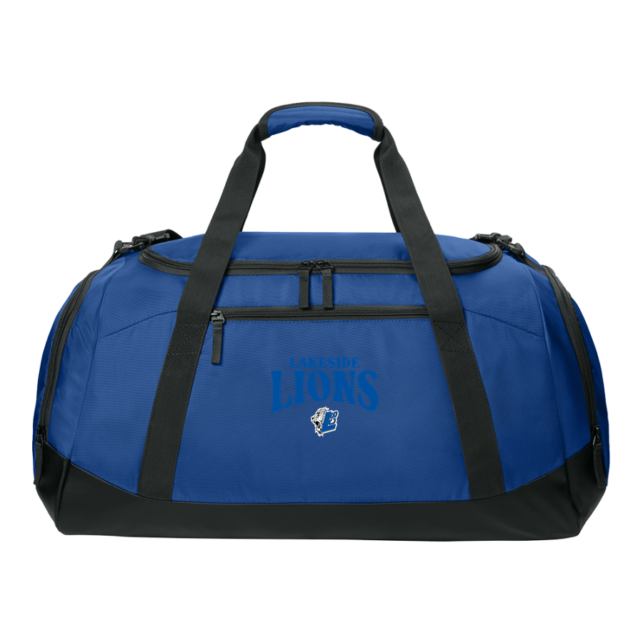 LAKESIDE CHRISTIAN SCHOOL LIONS <span class="pdp-name-mascot">LAKESIDE LIONS</span> Sport-Tek Large Rec Duffel