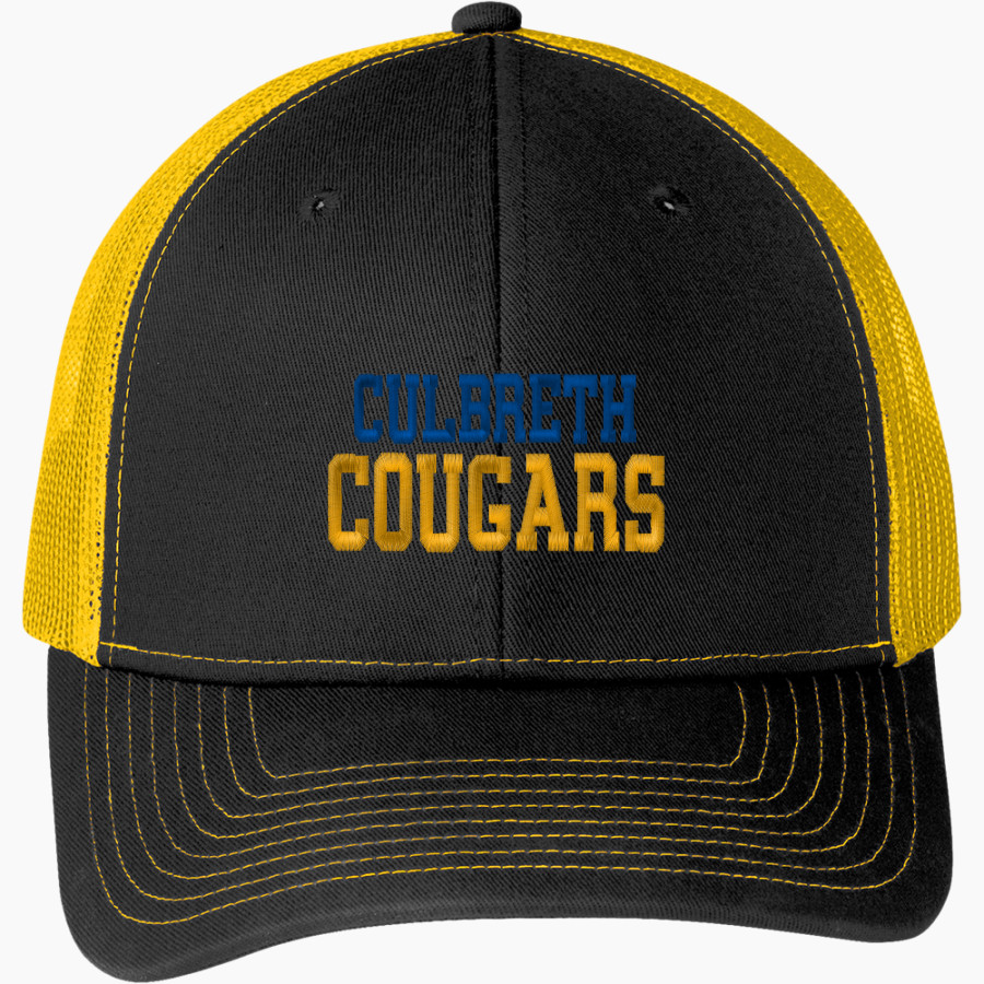 CULBRETH Cougars <span class="pdp-name-mascot">GREY CULBRETH MIDDLE SCHOOL Cougars</span> Port Authority Snapback Trucker Cap