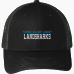 Oceanside Collegiate Academy Landsharks <span class="pdp-name-mascot">Oceanside Collegiate Academy Landsharks</span> Port Authority Snapback Trucker Cap Front Thumbnail