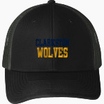 Clarkston Wolves <span class="pdp-name-mascot">Clarkston Wolves</span> Port Authority Snapback Trucker Cap Front Thumbnail