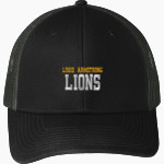 Louis Armstrong Middle School Lions Port Authority Snapback Trucker Cap Front Thumbnail