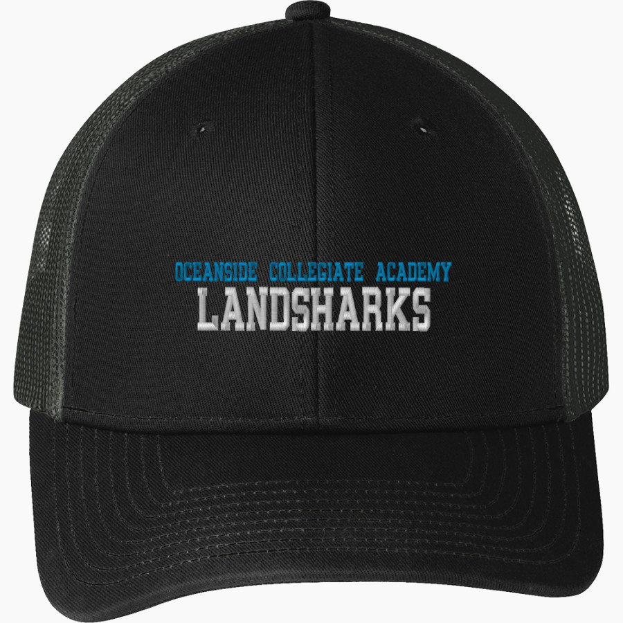 Oceanside Collegiate Academy Landsharks <span class="pdp-name-mascot">Oceanside Collegiate Academy Landsharks</span> Port Authority Snapback Trucker Cap