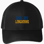 DIME BOX HIGH SCHOOL LONGHORNS Port Authority Snapback Trucker Cap Front Thumbnail