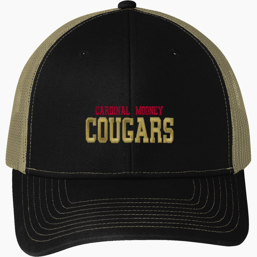 Cardinal Mooney Cougars Port Authority Snapback Trucker Cap