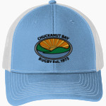 Chuckanut Bay Rugby Port Authority Snapback Trucker Cap Front Thumbnail