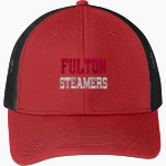 FULTON HIGH SCHOOL STEAMERS <span class="pdp-name-mascot">FULTON STEAMERS</span> Port Authority Snapback Trucker Cap Front Thumbnail