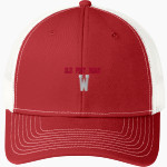 Old Post Road W Port Authority Snapback Trucker Cap Front Thumbnail