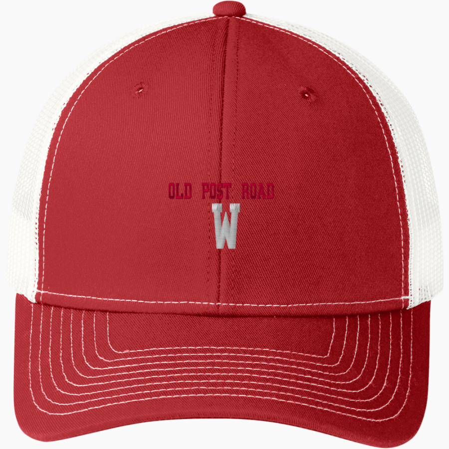 Old Post Road W Port Authority Snapback Trucker Cap