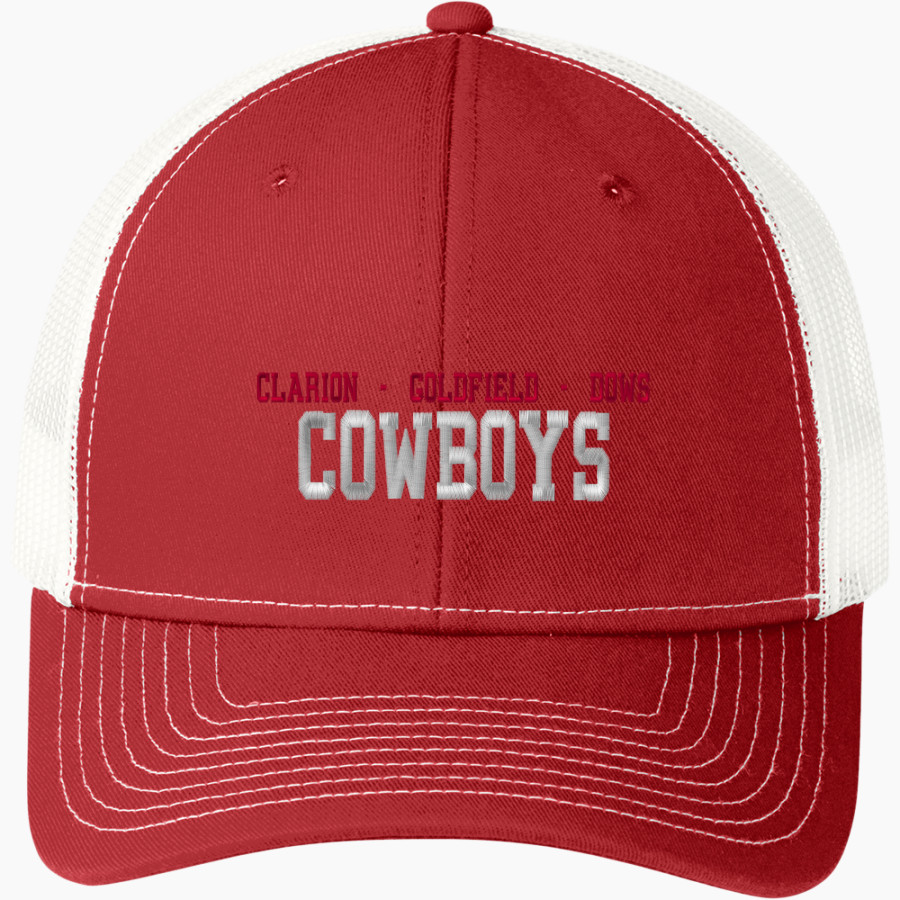 CLARION-GOLDFIELD-DOWS HIGH SCHOOL COWBOYS <span class="pdp-name-mascot">CLARION - GOLDFIELD COWBOYS</span> Port Authority Snapback Trucker Cap