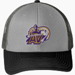 Apple Valley Knights Port Authority Snapback Trucker Cap Front Thumbnail