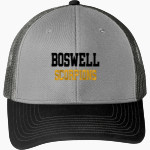BOSWELL HIGH SCHOOL SCORPIONS Port Authority Snapback Trucker Cap Front Thumbnail