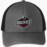 Boulder Rockies Online Store <span class="pdp-name-mascot">Boulder Rockies</span> Port Authority Snapback Trucker Cap Front Thumbnail