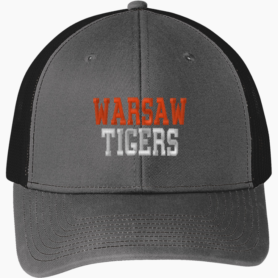 WARSAW HIGH SCHOOL TIGERS <span class="pdp-name-mascot">WARSAW TIGERS</span> Port Authority Snapback Trucker Cap