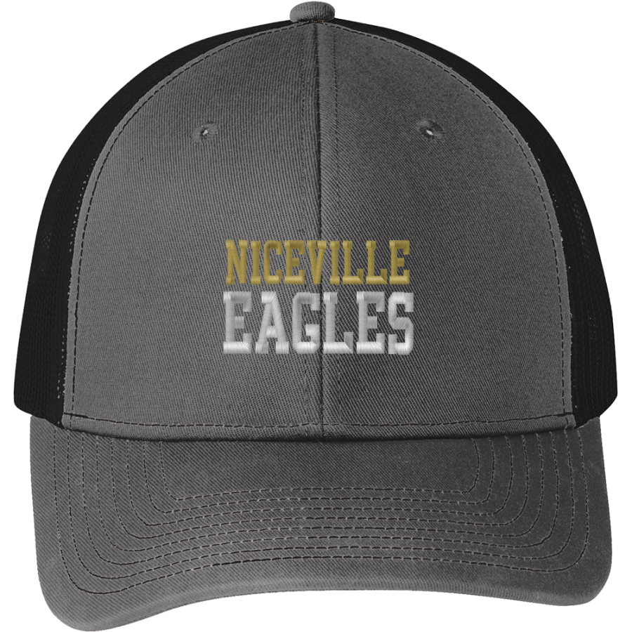 NICEVILLE HIGH SCHOOL EAGLES <span class="pdp-name-mascot">NICEVILLE EAGLES</span> Port Authority Snapback Trucker Cap