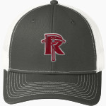 Red Top Miners Port Authority Snapback Trucker Cap Front Thumbnail