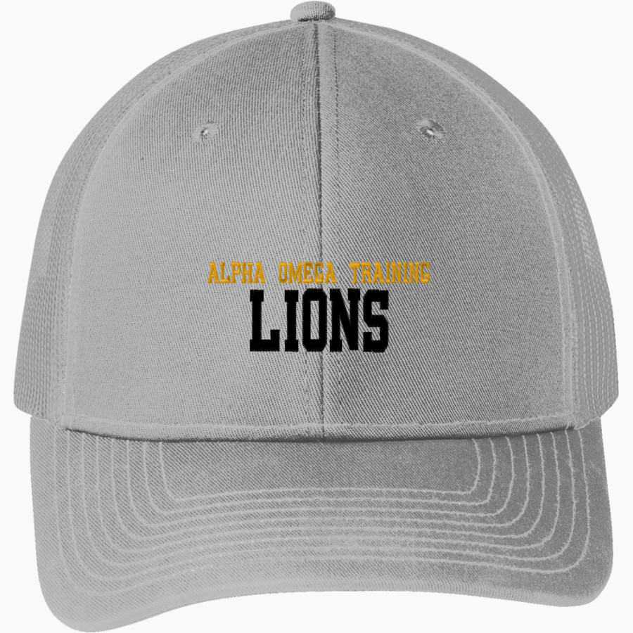 Alpha Omega Training Lions Port Authority Snapback Trucker Cap