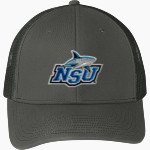 Nova Southeastern University Sharks Online Store <span class="pdp-name-mascot">Nova Southeastern University Sharks</span> Port Authority Snapback Trucker Cap Front Thumbnail
