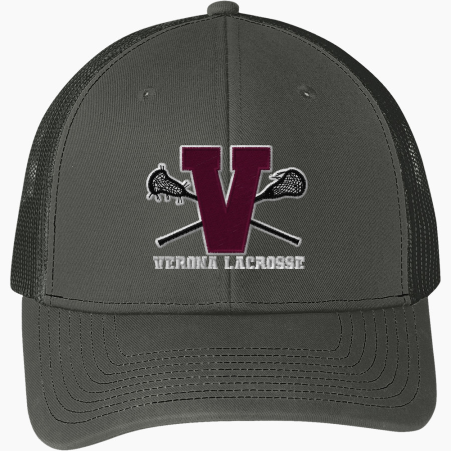 Verona Lacrosse Verona Lacrosse <span class="pdp-name-mascot">Verona Lacrosse</span> Port Authority Snapback Trucker Cap
