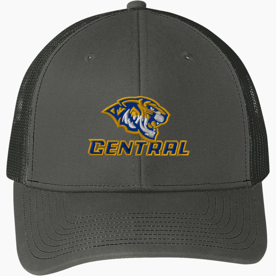 Central Christian Tigers <span class="pdp-name-mascot">Central Christian College Tigers</span> Port Authority Snapback Trucker Cap