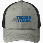 Tacoma Community College Titans <span class="pdp-name-mascot">Tacoma Community College Titans</span> Port Authority Snapback Trucker Cap Front Thumbnail