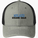 MIDLAKES HIGH SCHOOL SCREAMING EAGLES <span class="pdp-name-mascot">MIDLAKES SCREAMING EAGLES</span> Port Authority Snapback Trucker Cap Front Thumbnail
