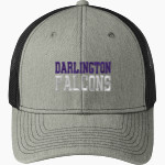 DARLINGTON HIGH SCHOOL FALCONS Port Authority Snapback Trucker Cap Front Thumbnail
