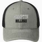 HAMPTON HIGH SCHOOL BULLDOGS <span class="pdp-name-mascot">HAMPTON BULLDOGS</span> Port Authority Snapback Trucker Cap Front Thumbnail