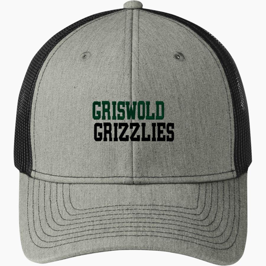 Griswold Grizzlies <span class="pdp-name-mascot">Griswold Grizzlies</span> Port Authority Snapback Trucker Cap