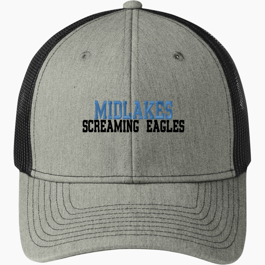 MIDLAKES HIGH SCHOOL SCREAMING EAGLES <span class="pdp-name-mascot">MIDLAKES SCREAMING EAGLES</span> Port Authority Snapback Trucker Cap