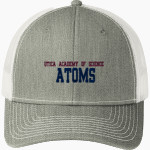 Utica Academy Of Science Atoms Port Authority Snapback Trucker Cap Front Thumbnail