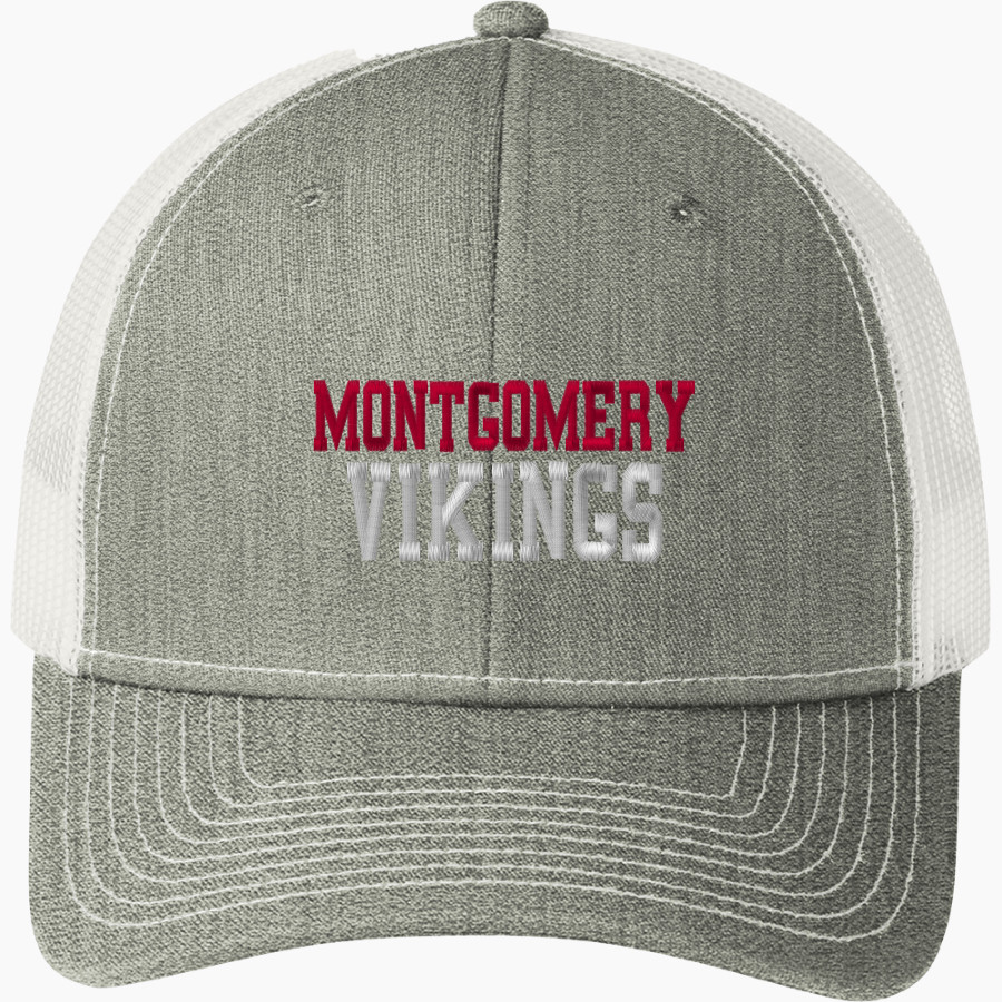 Montgomery Vikings <span class="pdp-name-mascot">Montgomery High School Vikings</span> Port Authority Snapback Trucker Cap