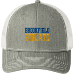 BROOKFIELD HIGH SCHOOL BOBCATS <span class="pdp-name-mascot">BROOKFIELD BOBCATS</span> Port Authority Snapback Trucker Cap Front Thumbnail