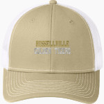 RUSSELLVILLE HIGH SCHOOL GOLDEN TIGERS <span class="pdp-name-mascot">RUSSELLVILLE GOLDEN TIGERS</span> Port Authority Snapback Trucker Cap Front Thumbnail