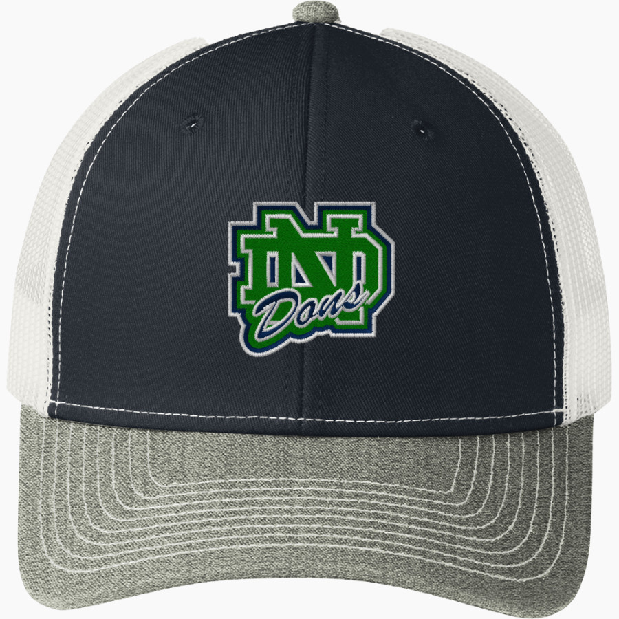 Notre Dame College Prep The Official Online Store <span class="pdp-name-mascot">Notre Dame Dons</span> Port Authority Snapback Trucker Cap