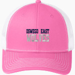 Oswego East Wolves <span class="pdp-name-mascot">Oswego East Wolves</span> Port Authority Snapback Trucker Cap Front Thumbnail