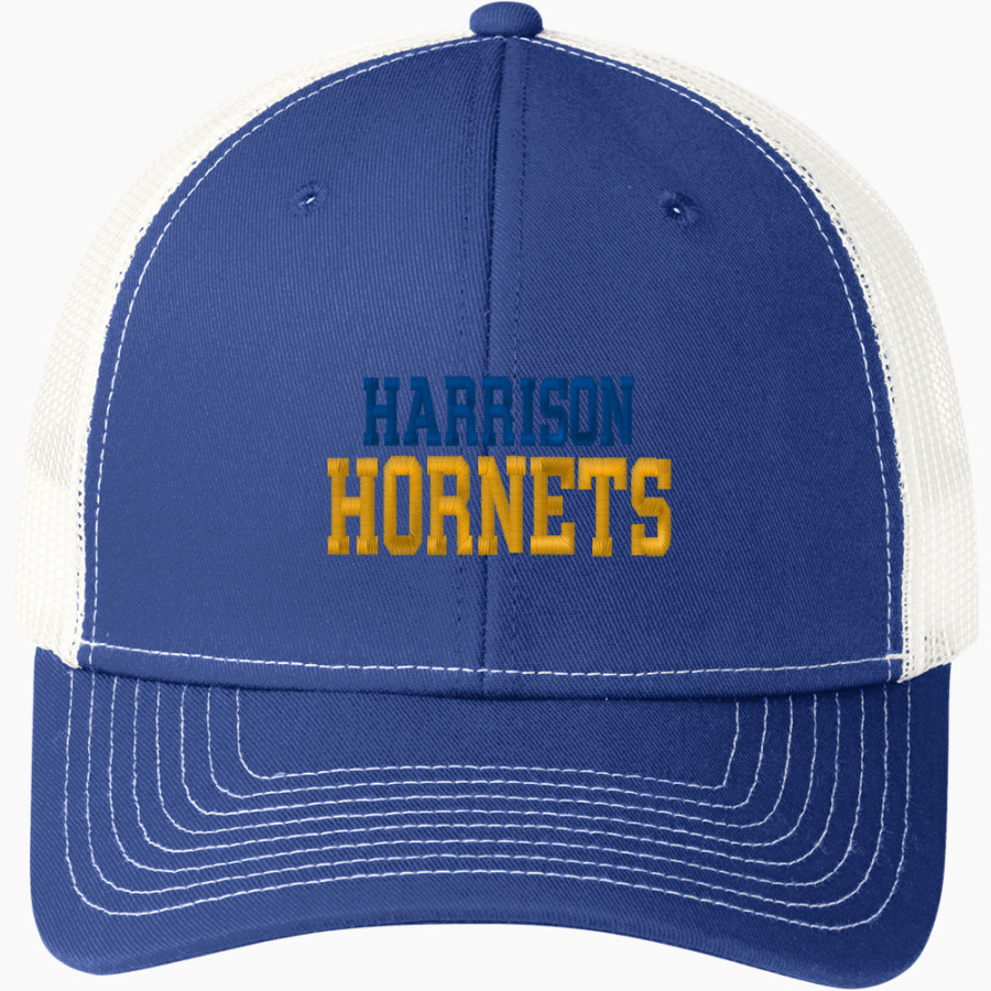 HARRISON COMMUNITY HIGH SCHOOL HORNETS Port Authority Snapback Trucker Cap