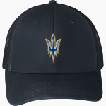 Warren Blue Devils <span class="pdp-name-mascot">Warren Blue Devils</span> Port Authority Snapback Trucker Cap Front Thumbnail