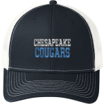 Chesapeake Cougars <span class="pdp-name-mascot">Chesapeake Cougars</span> Port Authority Snapback Trucker Cap Front Thumbnail