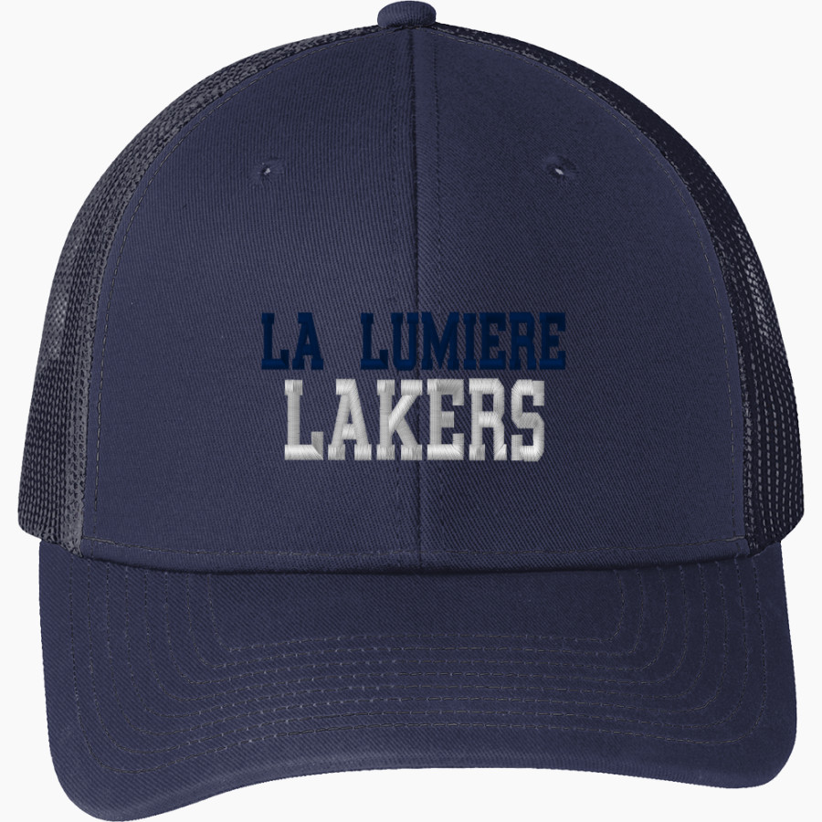 La Lumiere School Lakers Online Store <span class="pdp-name-mascot">La Lumiere Lakers</span> Port Authority Snapback Trucker Cap