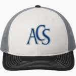 Asheville Catholic School Asheville Catholic <span class="pdp-name-mascot">Asheville Catholic School</span> Port Authority Snapback Trucker Cap Front Thumbnail