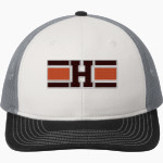 JOHN HERSEY HIGH SCHOOL HUSKIES <span class="pdp-name-mascot">JOHN HERSEY HUSKIES</span> Port Authority Snapback Trucker Cap Front Thumbnail