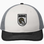 HIGHLAND HIGH SCHOOL RAMS <span class="pdp-name-mascot">HIGHLAND RAMS</span> Port Authority Snapback Trucker Cap Front Thumbnail