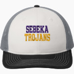 SEBEKA HIGH SCHOOL Trojans Online Store <span class="pdp-name-mascot">SEBEKA TROJANS</span> Port Authority Snapback Trucker Cap Front Thumbnail
