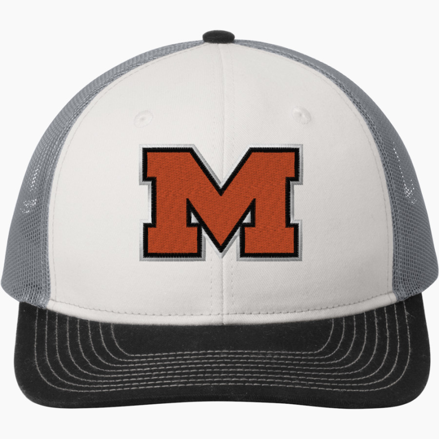 MILTON SENIOR HIGH SCHOOL BLACK PANTHERS Port Authority Snapback Trucker Cap