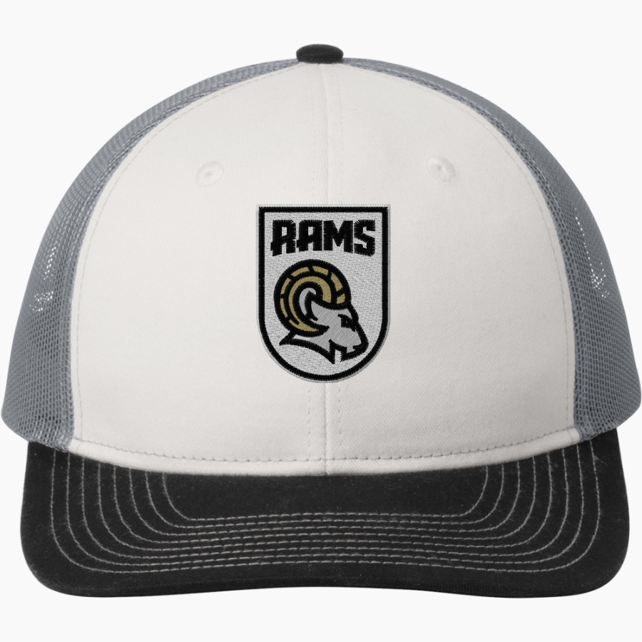 HIGHLAND HIGH SCHOOL RAMS <span class="pdp-name-mascot">HIGHLAND RAMS</span> Port Authority Snapback Trucker Cap